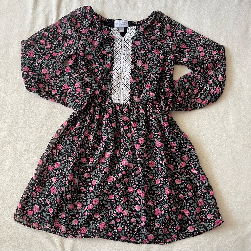 Children’s place floral sheer dress